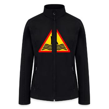 sharks - Women’s Soft Shell Jacket - black - Front