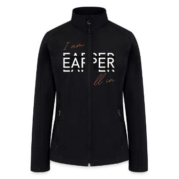 Earper (I am all in) - Women’s Soft Shell Jacket - black - Front