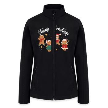 Best Friends Christmas - Women’s Soft Shell Jacket - black - Front