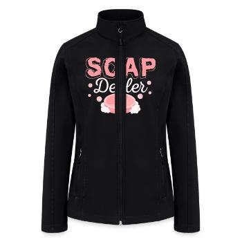Soap Dealer Soapmaking Soapmaker - Women’s Soft Shell Jacket - black - Front