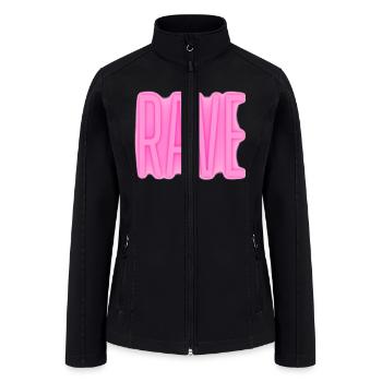 Rave - Women’s Soft Shell Jacket - black - Front