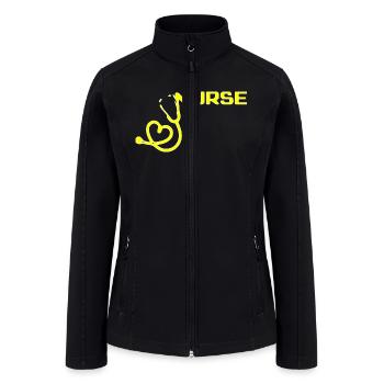 Comforts t shirt - Women’s Soft Shell Jacket - black - Front
