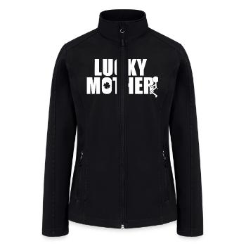 Lucky Motherfcker - Women’s Soft Shell Jacket - black - Front