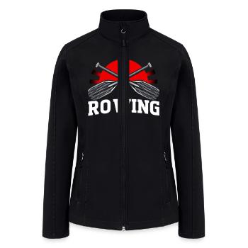 Rowing Glory - Women’s Soft Shell Jacket - black - Front