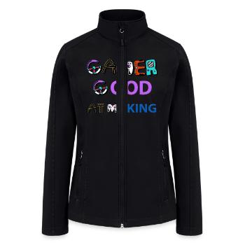 Gamer Good At Making - Women’s Soft Shell Jacket - black - Front