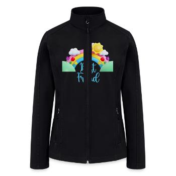 FAMILY - Best Friend - Women’s Soft Shell Jacket - black - Front