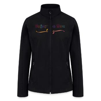 Comfy & Stylish Mom - Women’s Soft Shell Jacket - black - Front