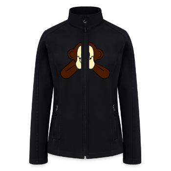 Speak No evil (Vector) - Women’s Soft Shell Jacket - black - Front