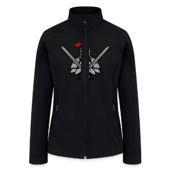 Double Sworded Knight - Women’s Soft Shell Jacket - black - Front