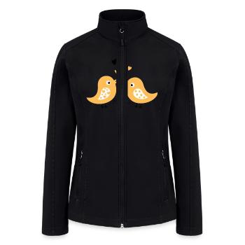 Hello - Women’s Soft Shell Jacket - black - Front