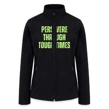 Inspirational and Motivational Quotes for Success - Women’s Soft Shell Jacket - black - Front
