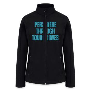 Inspirational and Motivational Quotes for Success - Women’s Soft Shell Jacket - black - Front