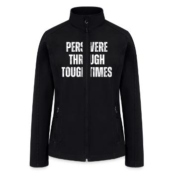 Inspirational and Motivational Quotes for Success - Women’s Soft Shell Jacket - black - Front