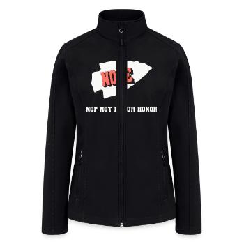 nop not in our honor - Women’s Soft Shell Jacket - black - Front