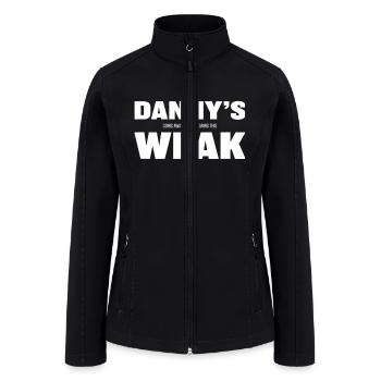 Dannys Going Away Weak Party Banning CA - Women’s Soft Shell Jacket - black - Front