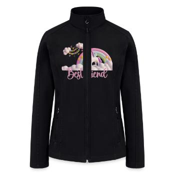 FAMILY - Best Friend - Women’s Soft Shell Jacket - black - Front