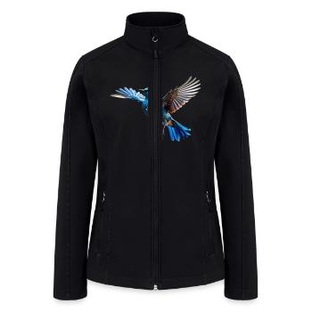 Beautiful bird - Women’s Soft Shell Jacket - black - Front