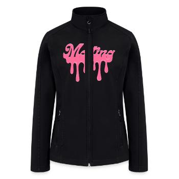 Melting Away - Women’s Soft Shell Jacket - black - Front