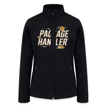Package Handler 4 - Women’s Soft Shell Jacket - black - Front