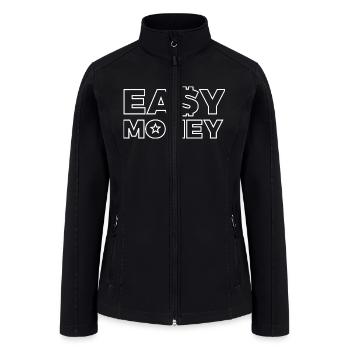 Easy Money - Women’s Soft Shell Jacket - black - Front