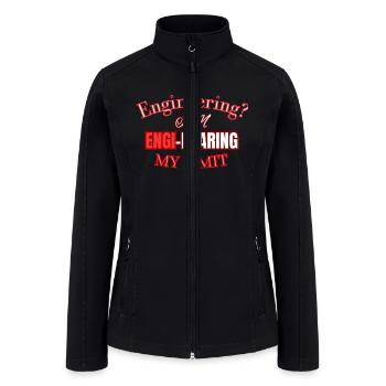 Engineering My Limit - Women’s Soft Shell Jacket - black - Front