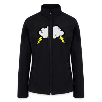 Thunder Cloud - Women’s Soft Shell Jacket - black - Front