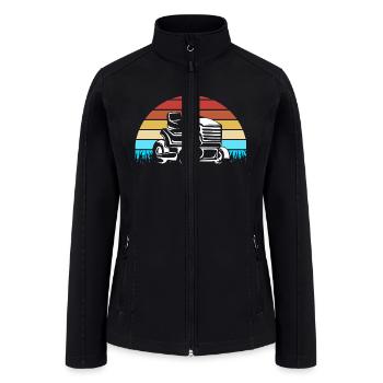 Landscaping Lawn Mower Landscape Designer - Women’s Soft Shell Jacket - black - Front