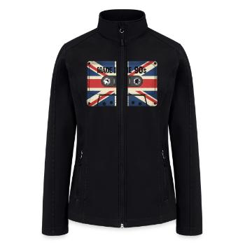 Made in the 90s Cassette Tape Retro Design - Women’s Soft Shell Jacket - black - Front