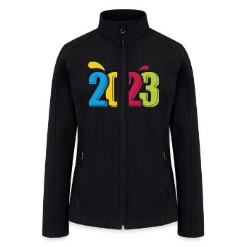 New year 2023 - Women’s Soft Shell Jacket - black - Front