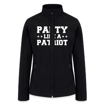 PARTY LIKE A PATRIOT TEE - Women’s Soft Shell Jacket - black - Front