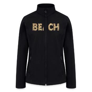 Beach - Women’s Soft Shell Jacket - black - Front