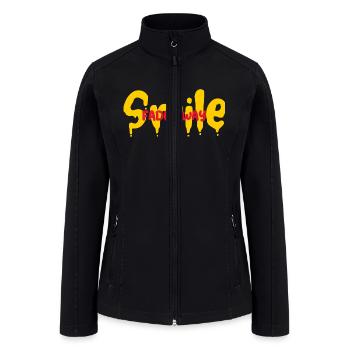 Smile Fade Away - Women’s Soft Shell Jacket - black - Front