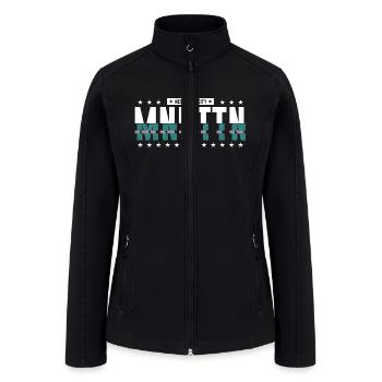 Manhattan NYC Culture - Women’s Soft Shell Jacket - black - Front