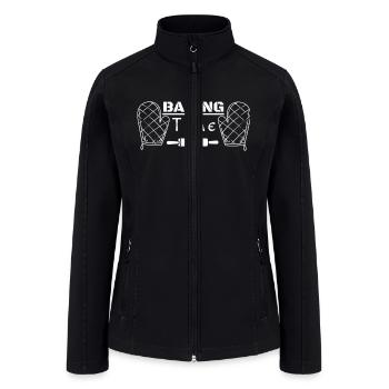 Baking time - Women’s Soft Shell Jacket - black - Front