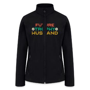 Future trophy husband - Women’s Soft Shell Jacket - black - Front