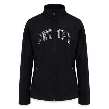 New York USA - Women’s Soft Shell Jacket - black - Front