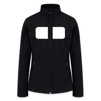label cell - Women’s Soft Shell Jacket - black - Front