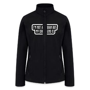 Tees - Women’s Soft Shell Jacket - black - Front