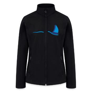 sailing boat - Women’s Soft Shell Jacket - black - Front