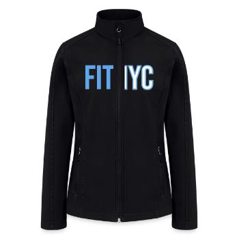 FIT NYC - Women’s Soft Shell Jacket - black - Front