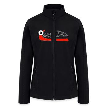 0 Vintage 911 Turbo Racing - Women’s Soft Shell Jacket - black - Front