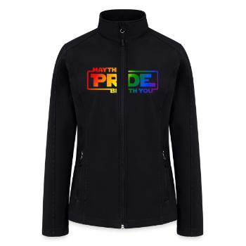 Tees - Women’s Soft Shell Jacket - black - Front