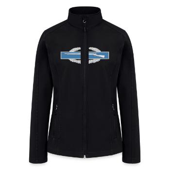 Combat Infantry Badge - Women’s Soft Shell Jacket - black - Front