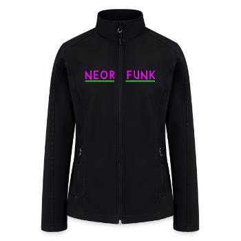 Neorofunk rave - Women’s Soft Shell Jacket - black - Front