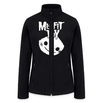 Women's Misfit Toy doll premium tee - Women’s Soft Shell Jacket - black - Front