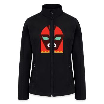 wrestle mask - Women’s Soft Shell Jacket - black - Front