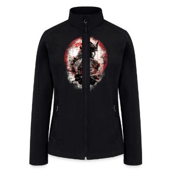 Japanese Samurai Honor - Women’s Soft Shell Jacket - black - Front