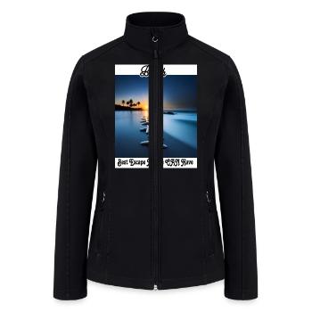 Beaches - Women’s Soft Shell Jacket - black - Front