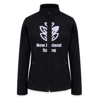 New Zealand spring - Women’s Soft Shell Jacket - black - Front