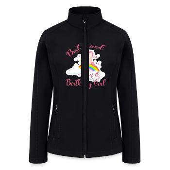 FAMILY - Best Friend - Women’s Soft Shell Jacket - black - Front
